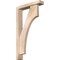 Ekena Millwork Westlake Block Smooth Bracket w/ Offset Brace, Douglas Fir, 3 1/2"W x 16"D x 28"H BKT0402X16X28WTL05SDF - alternate 1